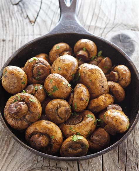 How does Roasted Button Mushrooms fit into your Daily Goals - calories, carbs, nutrition