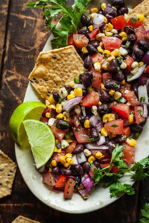 How does Roasted Corn, Pepper and Black Bean Salsa fit into your Daily Goals - calories, carbs, nutrition