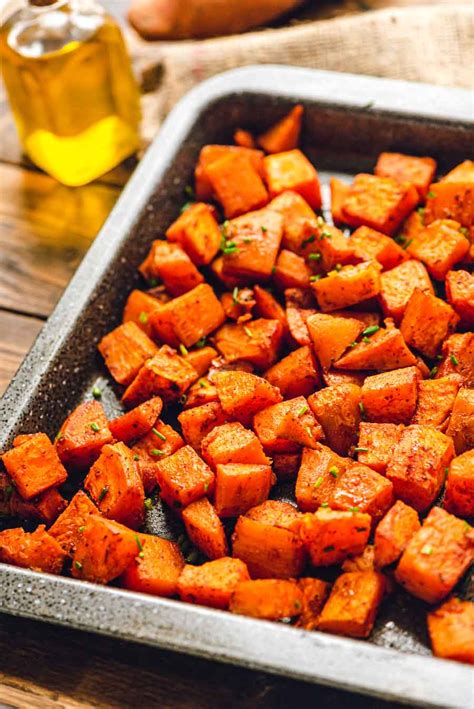 How does Roasted Diced Sweet Potatoes fit into your Daily Goals - calories, carbs, nutrition