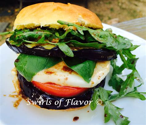 How does Roasted Eggplant Caprese Sandwich fit into your Daily Goals - calories, carbs, nutrition