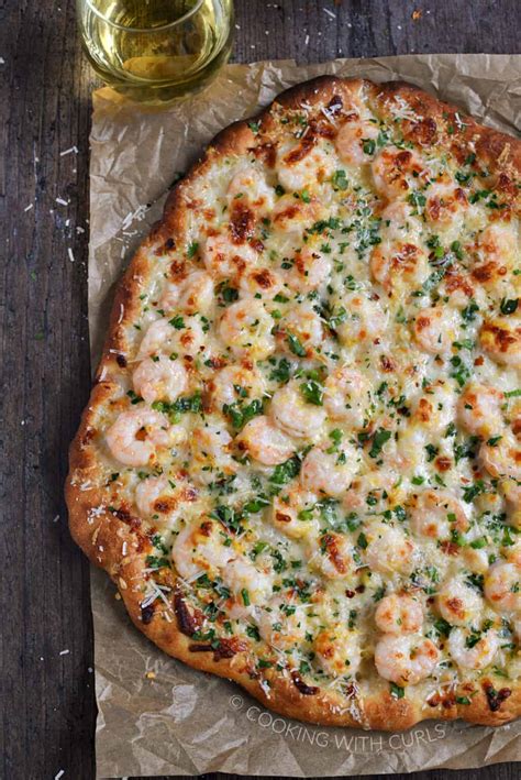 How does Roasted Garlic Shrimp Pizza, Garlic Butter fit into your Daily Goals - calories, carbs, nutrition