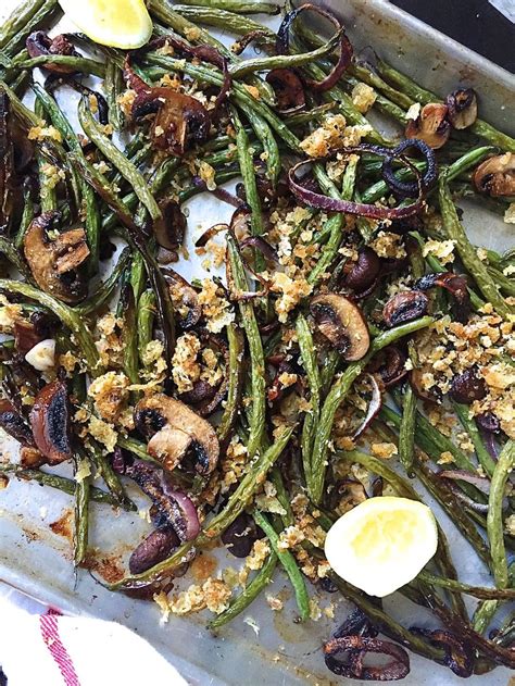 How does Roasted Green Beans with Mushrooms fit into your Daily Goals - calories, carbs, nutrition