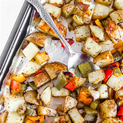 How does Roasted Potatoes, Onions and Peppers fit into your Daily Goals - calories, carbs, nutrition