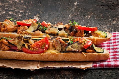 How does Roasted Vegetable Baguettes fit into your Daily Goals - calories, carbs, nutrition