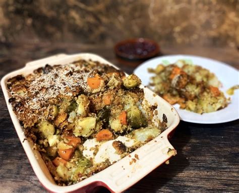 How does Roasted Vegetable Crumble fit into your Daily Goals - calories, carbs, nutrition