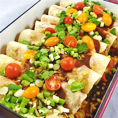 How does Roasted Vegetable Enchilada fit into your Daily Goals - calories, carbs, nutrition