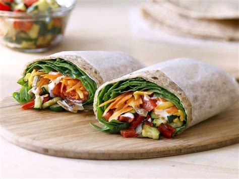 How does Roasted Vegetable Wrap fit into your Daily Goals - calories, carbs, nutrition