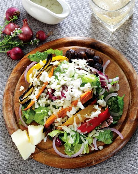 How does Roasted Vegetable and Feta Salad fit into your Daily Goals - calories, carbs, nutrition