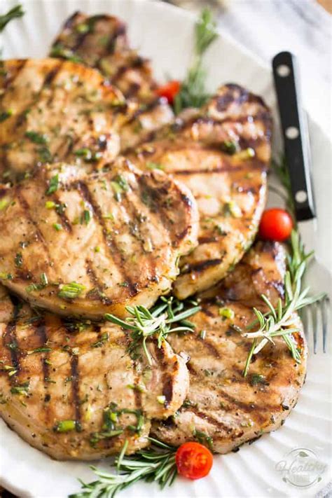 How does Rosemary Grilled Pork Chop fit into your Daily Goals - calories, carbs, nutrition