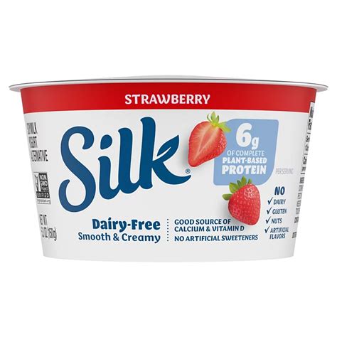 How does SILK Strawberry soy yogurt fit into your Daily Goals - calories, carbs, nutrition