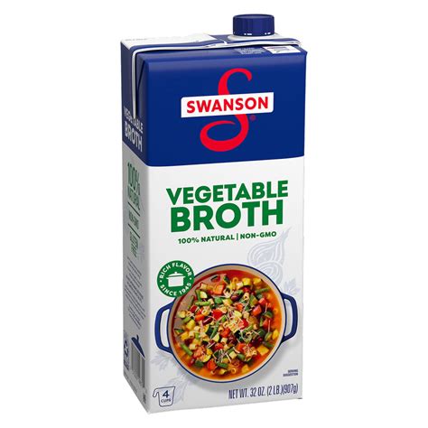 How does SWANSON BROTH, Vegetable Broth fit into your Daily Goals - calories, carbs, nutrition