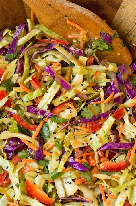 How does Salad Cole Slaw Thai 1/2 Cup fit into your Daily Goals - calories, carbs, nutrition