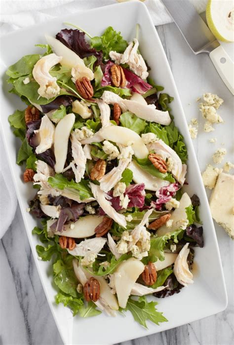 How does Salad Entree Chicken Grilled Pear Pecan & Blue Cheese fit into your Daily Goals - calories, carbs, nutrition