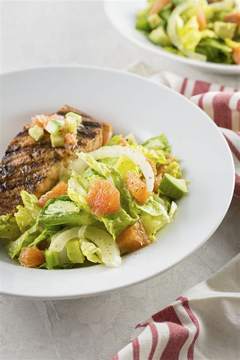 How does Salad Entree Jamaican Jerk Salmon Lettuce Cups fit into your Daily Goals - calories, carbs, nutrition