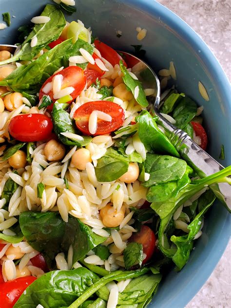 How does Salad Orzo Spinach & Feta 8 oz fit into your Daily Goals - calories, carbs, nutrition