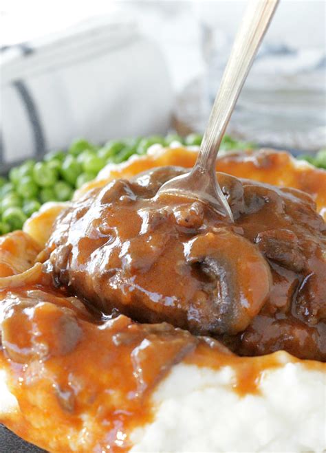 How does Salisbury Steak & Brown Gravy fit into your Daily Goals - calories, carbs, nutrition