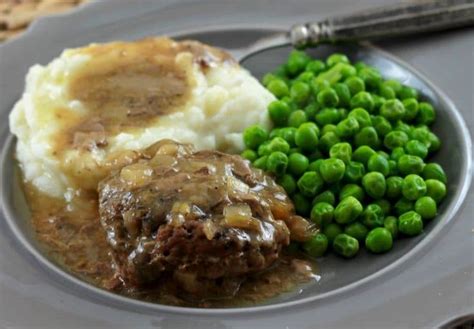 How does Salisbury Steak with Brown Gravy fit into your Daily Goals - calories, carbs, nutrition