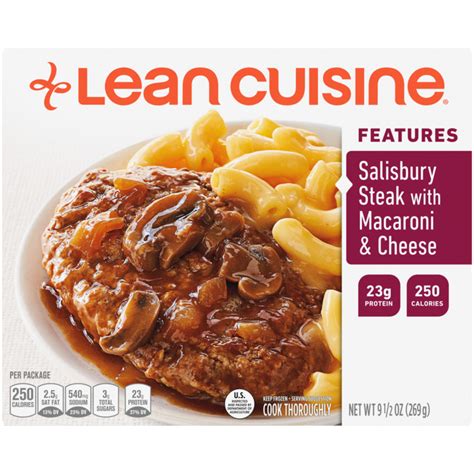 How does Salisbury Steak with Mac and Cheese fit into your Daily Goals - calories, carbs, nutrition