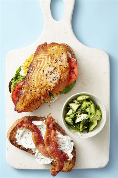 How does Salmon BLT fit into your Daily Goals - calories, carbs, nutrition