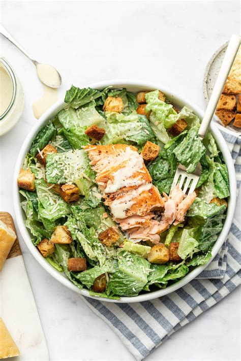 How does Salmon Caesar Salad fit into your Daily Goals - calories, carbs, nutrition