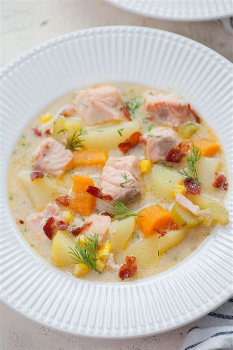 How does Salmon Chowder fit into your Daily Goals - calories, carbs, nutrition