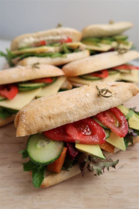 How does Sammies Sand Vegetable Roasted Ciabatta fit into your Daily Goals - calories, carbs, nutrition