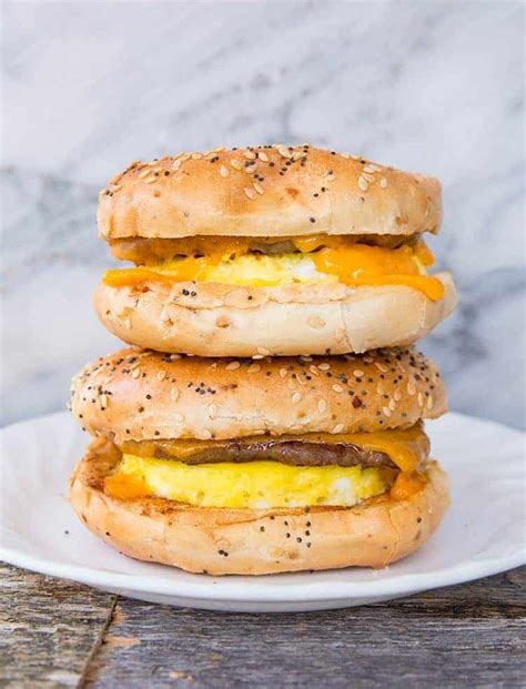 How does Sand Brkf Bagel Sausage Fried Egg White & Cheese fit into your Daily Goals - calories, carbs, nutrition