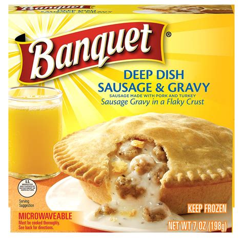 How does Sausage and Gravy Pot Pie fit into your Daily Goals - calories, carbs, nutrition