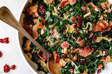 How does Sauteed Collards with Bacon & Onions fit into your Daily Goals - calories, carbs, nutrition