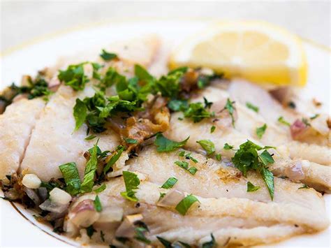 How does Sauteed Petrale Sole in Herb Butter Sauce fit into your Daily Goals - calories, carbs, nutrition