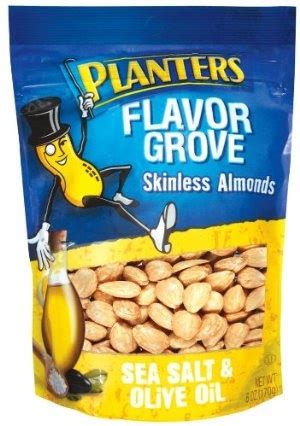 How does Sea Salt and Olive Oil Skinless Almonds fit into your Daily Goals - calories, carbs, nutrition