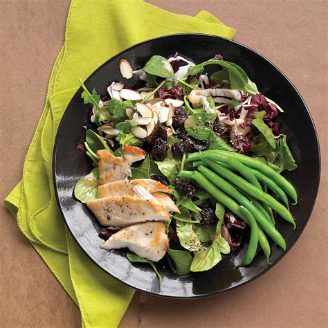 How does Seared Chicken Salad with Green Beans, Almonds and Dried Cherries fit into your Daily Goals - calories, carbs, nutrition