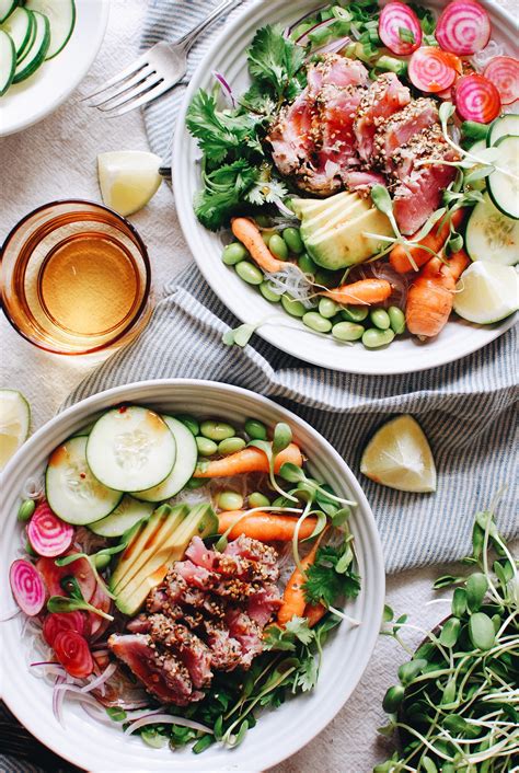 How does Seared Tuna for Bowls fit into your Daily Goals - calories, carbs, nutrition