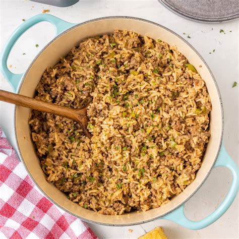 How does Seasoned Dirty Rice fit into your Daily Goals - calories, carbs, nutrition