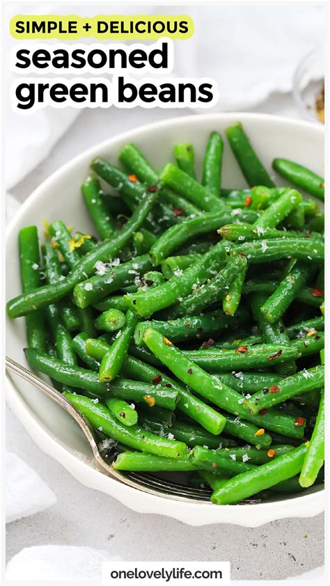 How does Seasoned Green Beans fit into your Daily Goals - calories, carbs, nutrition