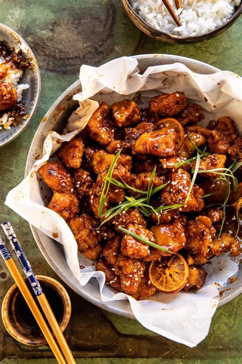 How does Sesame Chicken with Orange Sauce fit into your Daily Goals - calories, carbs, nutrition