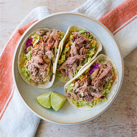 How does Shredded Pork Soft Tacos fit into your Daily Goals - calories, carbs, nutrition