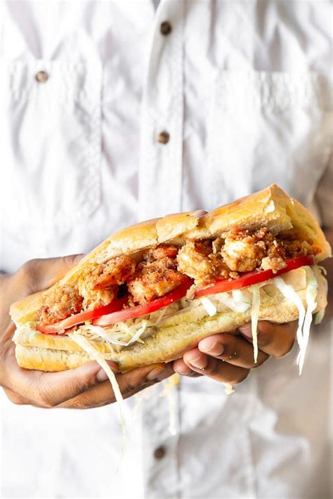 How does Shrimp Po' Boy with Spicy Remoulade fit into your Daily Goals - calories, carbs, nutrition