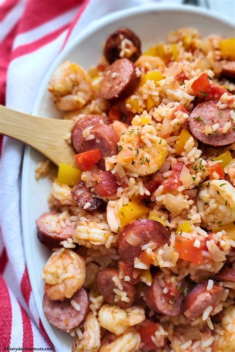 How does Shrimp Sausage Jambalaya fit into your Daily Goals - calories, carbs, nutrition