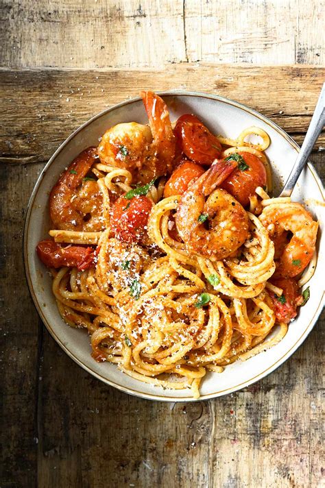 How does Shrimp Spiedini, Spaghetti & Squash fit into your Daily Goals - calories, carbs, nutrition