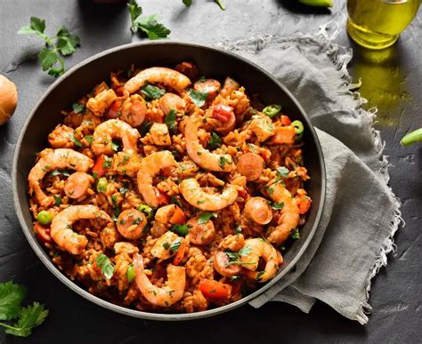 How does Shrimp and Andouille Jambalaya fit into your Daily Goals - calories, carbs, nutrition