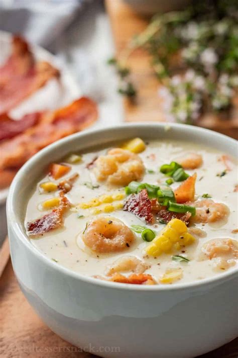 How does Shrimp and Corn Chowder fit into your Daily Goals - calories, carbs, nutrition