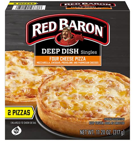 How does Singles Deep Dish 4 Cheese Pizza fit into your Daily Goals - calories, carbs, nutrition