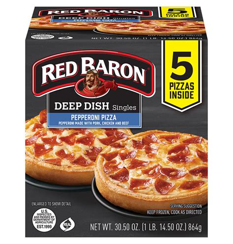 How does Singles Deep Dish Pepperoni fit into your Daily Goals - calories, carbs, nutrition