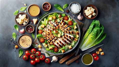 How does Sizzling Chicken Caesar Salad (8416.0) fit into your Daily Goals - calories, carbs, nutrition