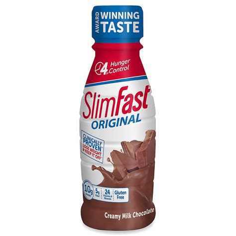How does Slim Fast Creamy Chocolate Shake fit into your Daily Goals - calories, carbs, nutrition