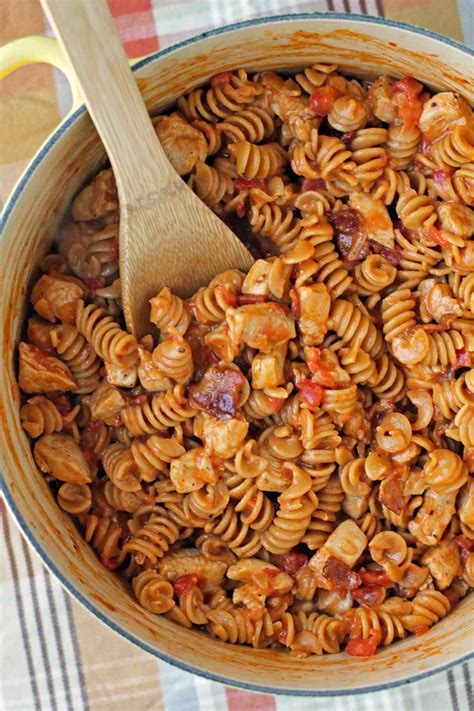 How does Smokey BBQ Chicken with Pasta SMALL fit into your Daily Goals - calories, carbs, nutrition