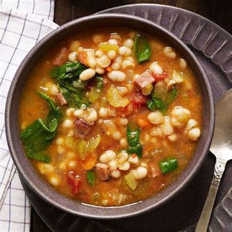 How does Smokey Navy Bean Soup fit into your Daily Goals - calories, carbs, nutrition