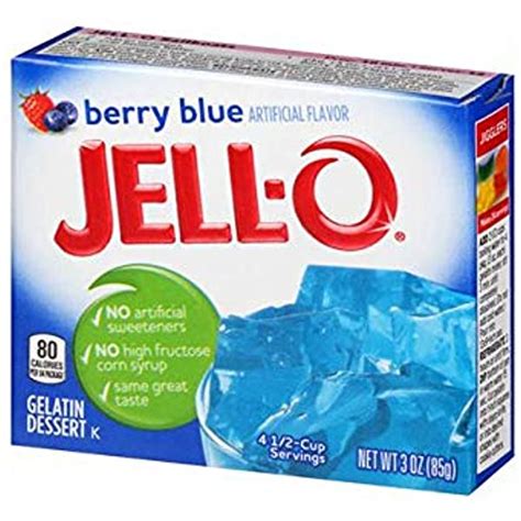 How does Snack Cup Gelatin Berry Blue fit into your Daily Goals - calories, carbs, nutrition