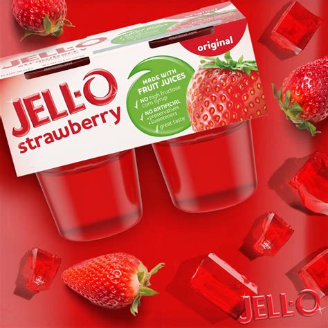 How does Snack Cup Gelatin Strawberry fit into your Daily Goals - calories, carbs, nutrition